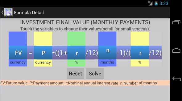 Finance Formulas截图8