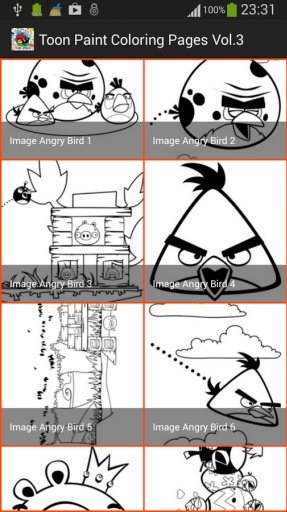 Toon Paint Coloring Pages Vol.3截图3
