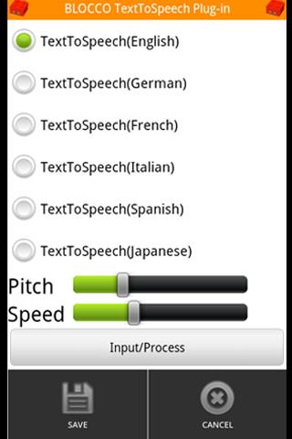 BLOCCO TextToSpeech Plug-in截图2