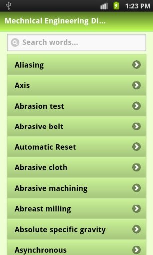 Mechanical Eng Dictionary Lite截图2