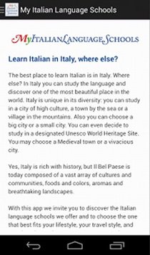 My Italian Language Schools截图