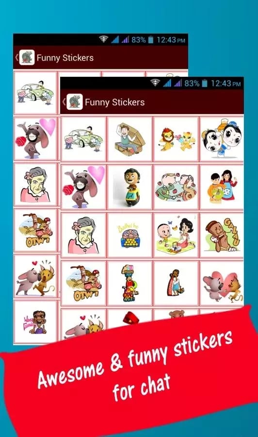 Funy Stickers截图2