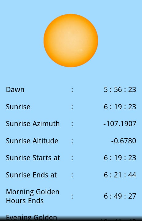 Sunrise Sunset &amp; Moon Ph...截图3