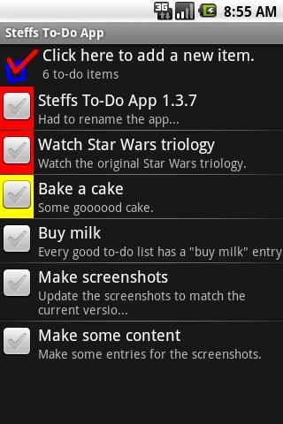 Steffs To-Do App截图2