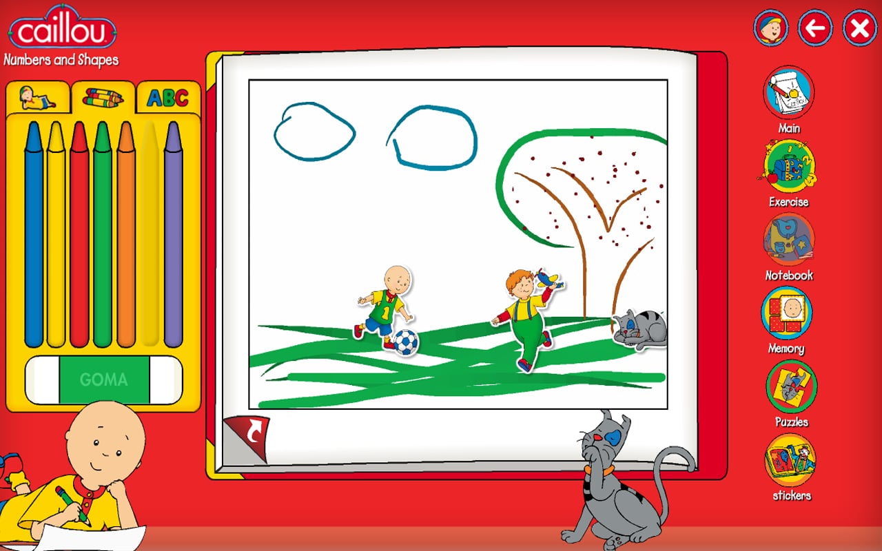 Caillou learning for kids截图9