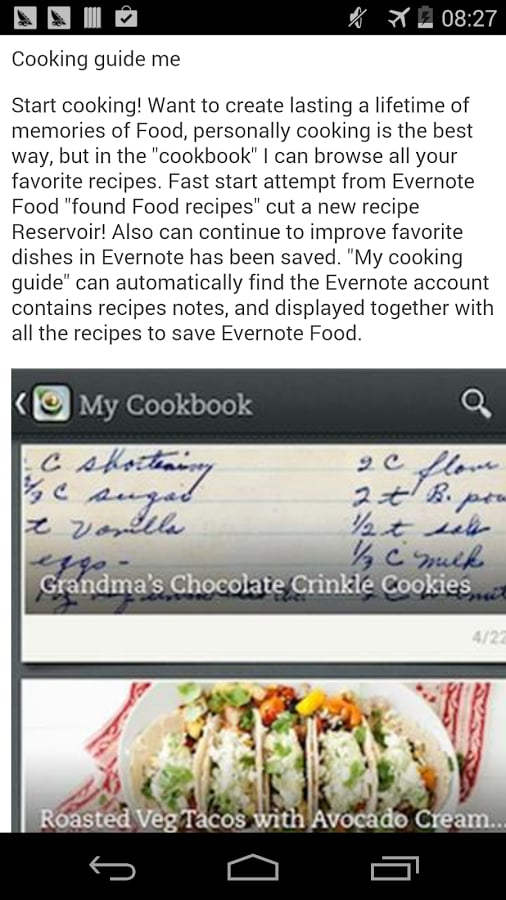 Look For Evernote Food截图1