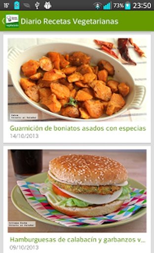 Diario Recetas Vegetarianas截图4