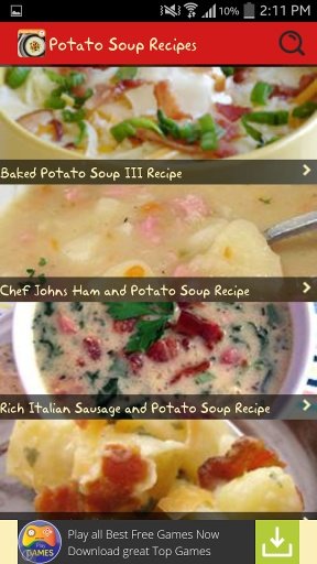 Potato Soup Recipes截图5