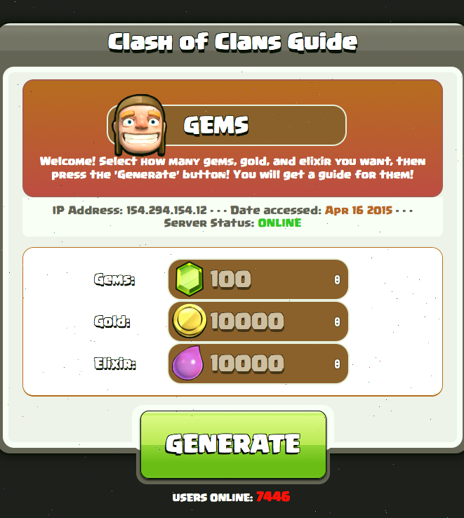 Gem Cheats in Coc Game截图2