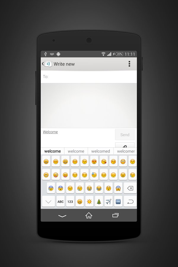 Emoji Android Keyboard截图1