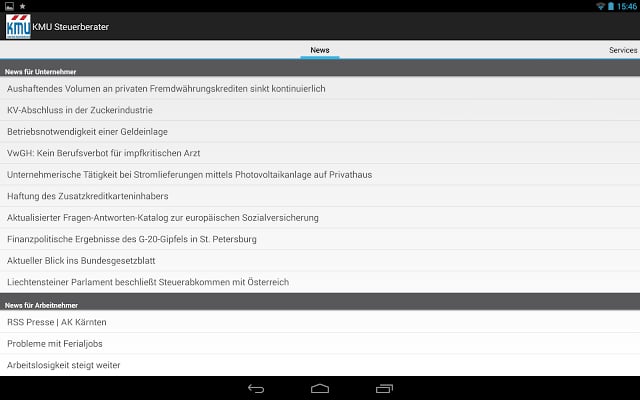 KMU Steuerberater截图1
