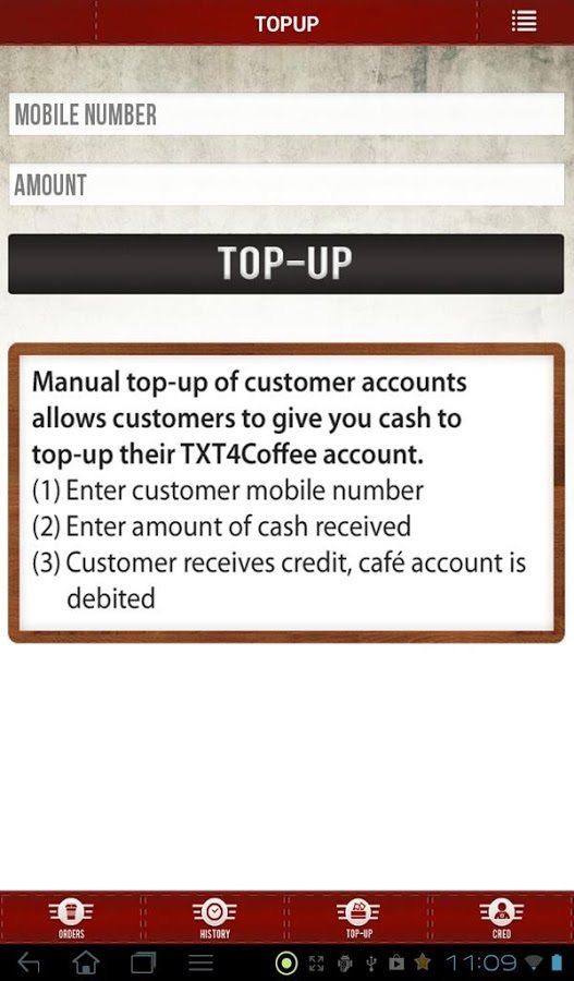 TXT4Coffee Shop App截图6