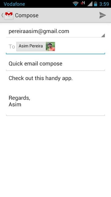 Quick Email Compose截图2