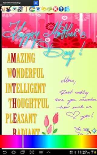 Mothers Day Cards! Doodle Text截图7