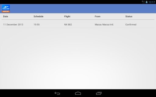 Thailand Flight Info截图1