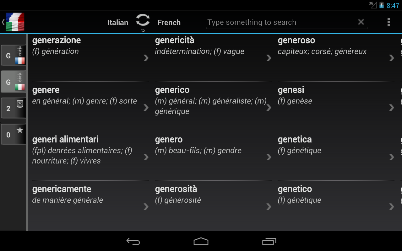 Dictionary French Italia...截图4