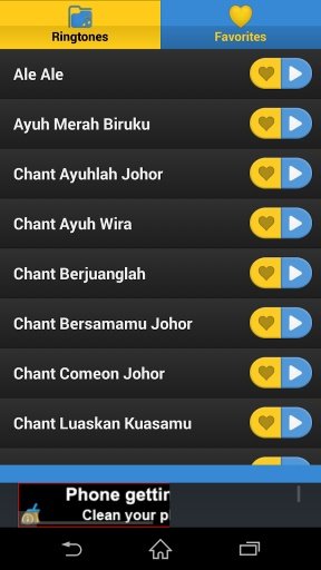 JDT Football Ringtones截图2