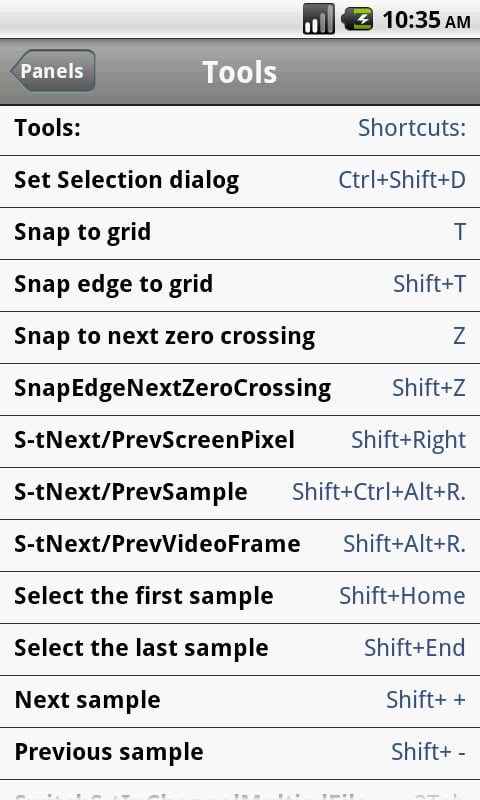 Shortcuts for Sony Acid ...截图8