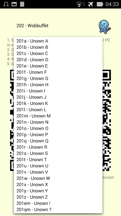 QR Codes for Pokemon XYO...截图2