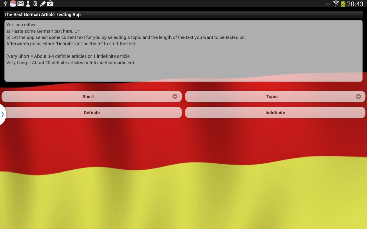 German Article Test App截图1