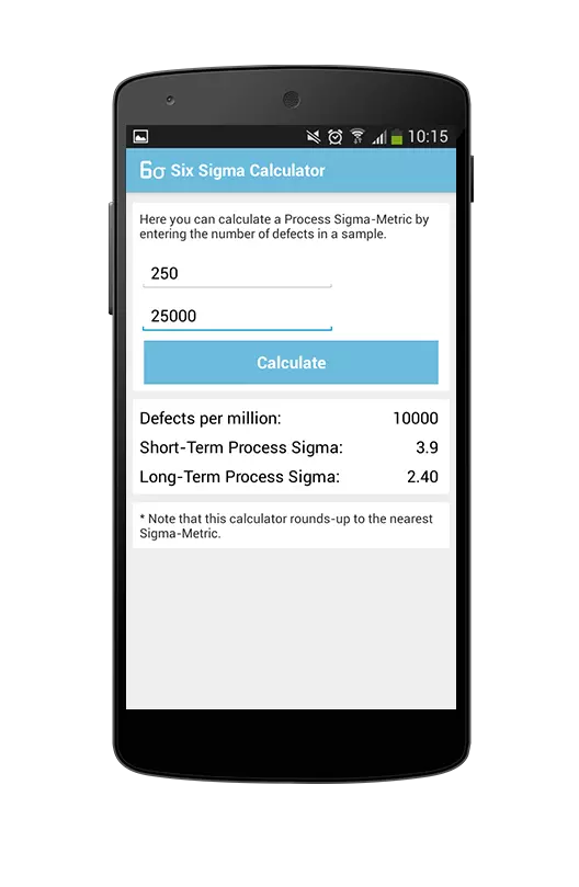 Six Sigma Calculator截图5