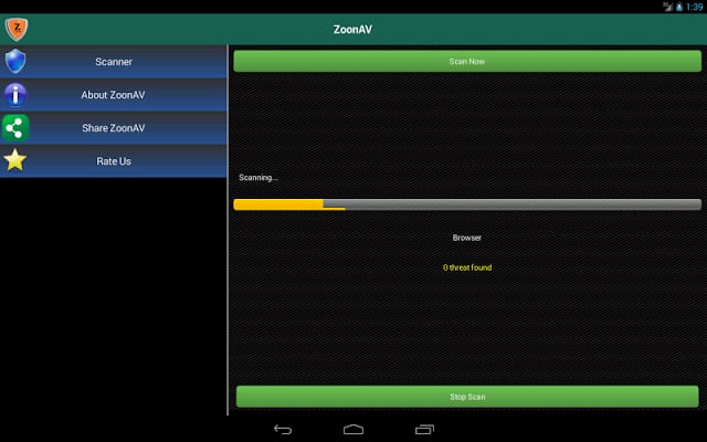Zoon Tablet Antivirus Free截图4