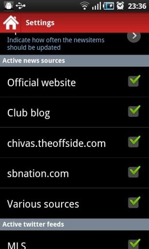 Chivas USA news截图1