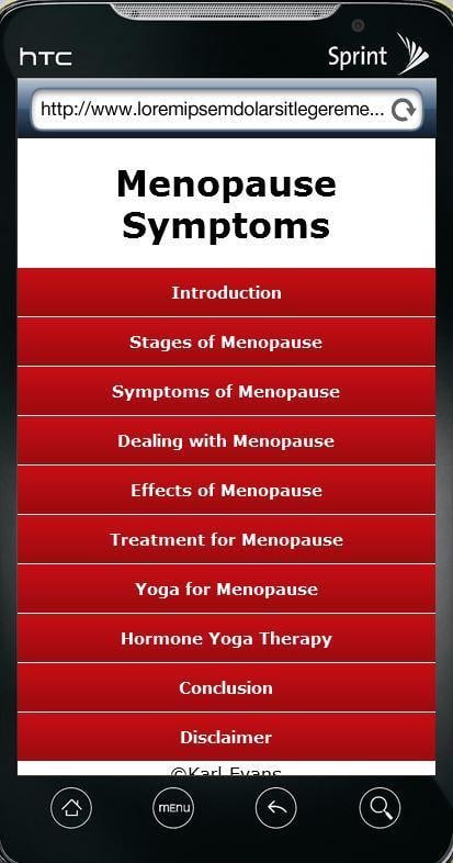 Menopause Symptoms截图4