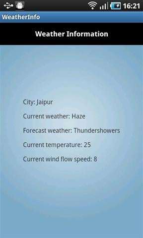 城市天气信息截图1