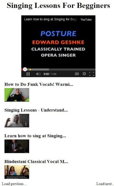 Singing Lessons For Beginners截图2