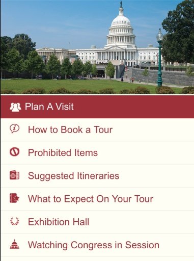 U.S. Capitol Visitor Guide截图2