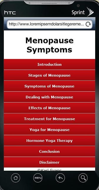 Menopause Symptoms截图2