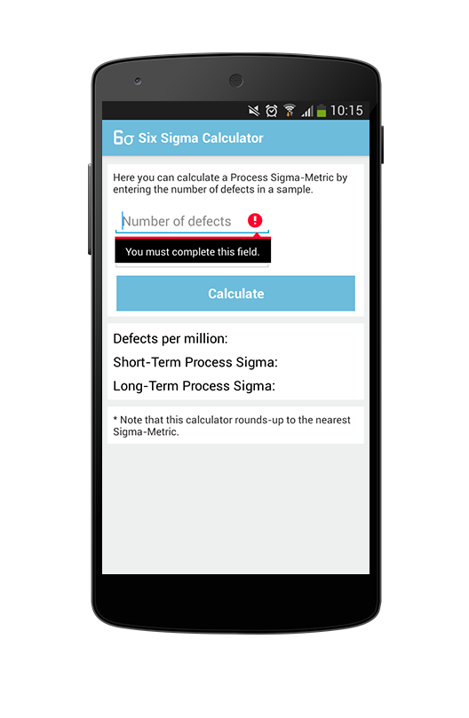 Six Sigma Calculator截图7