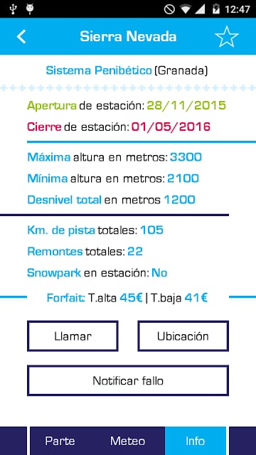 Parte de Nieve y Webcams截图8