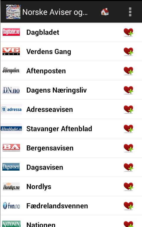 Norske Aviser og Nyheter截图7