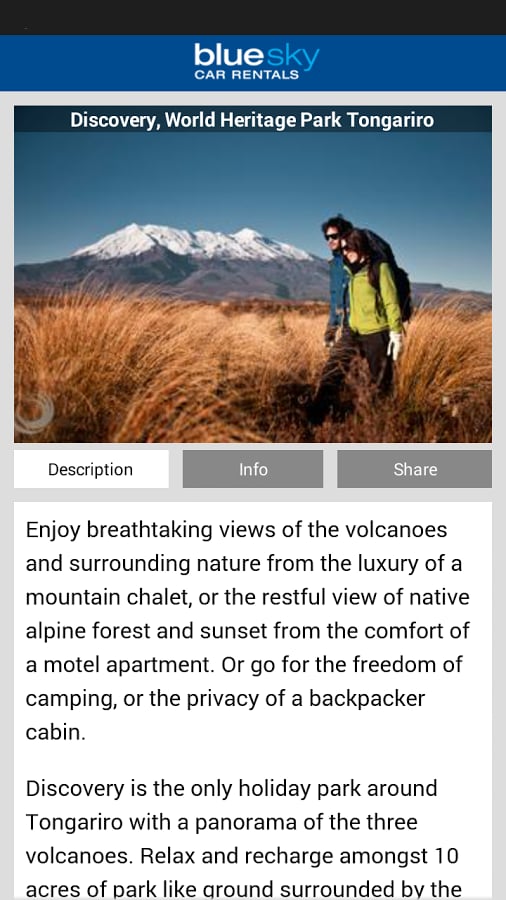 Blue Sky NZ Travel Guide截图1