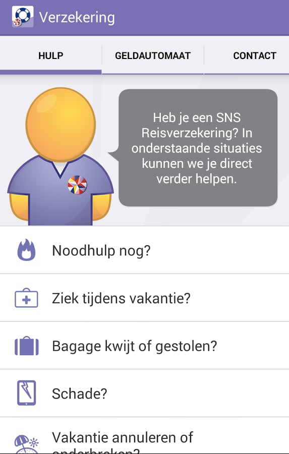 SNS Vakantiehulp截图3