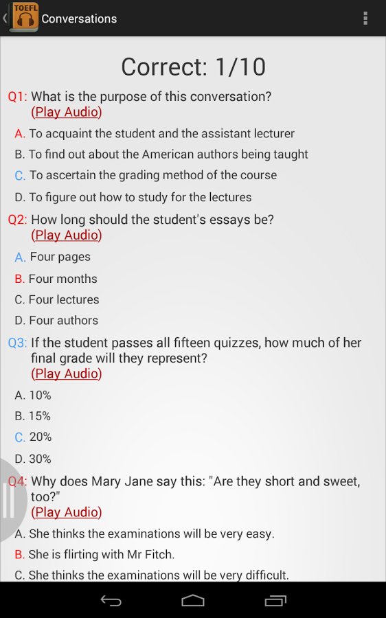 TOEFL Listening截图7