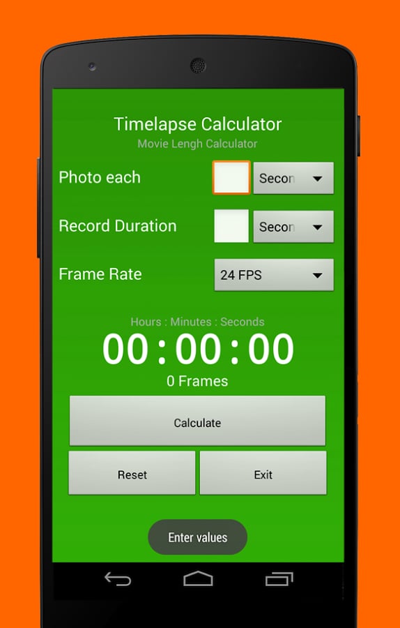 TimeLapse Calculator截图2