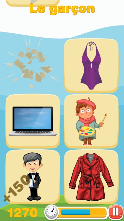 French Learning Game截图4
