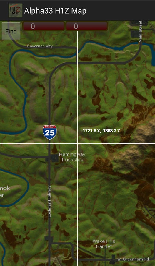 Alpha33's map for H1Z1截图2