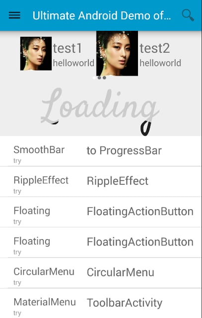 UltimateAndroid Ui Demo截图4