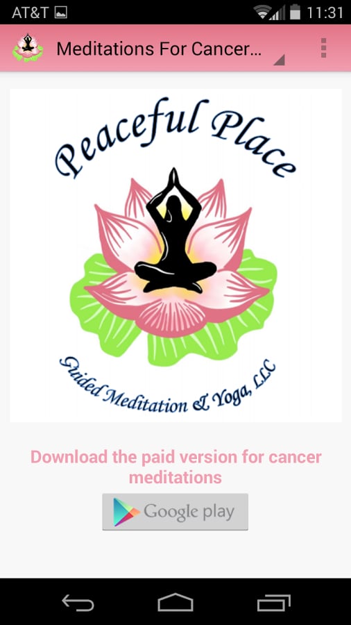 Peaceful Place Meditation Free截图2