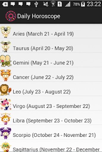 Daily Horoscope 2015截图2