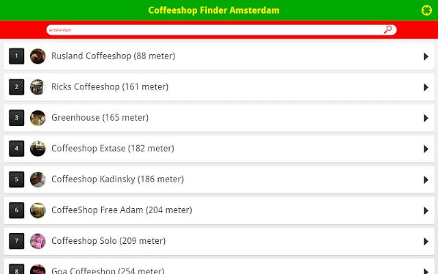 Coffeeshop Finder Amsterdam截图2