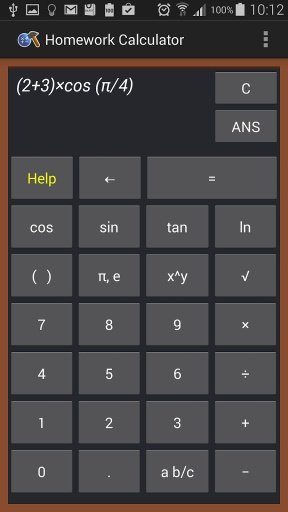 Homework Calculator截图1