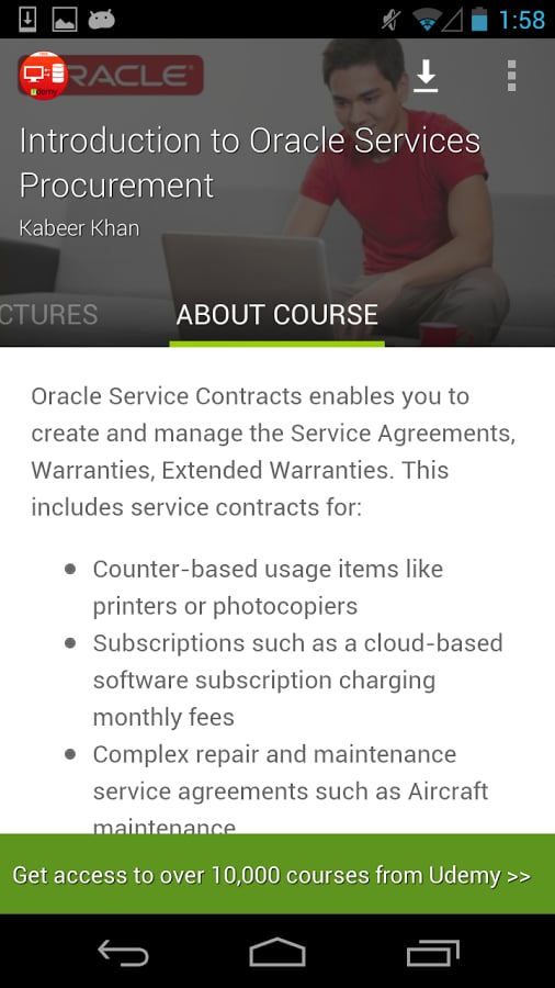 Oracle Service Course截图1