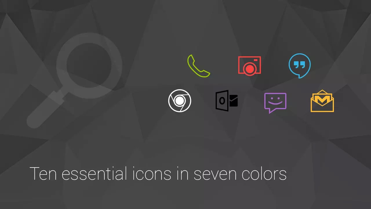 Minimalistic Icons Free截图3