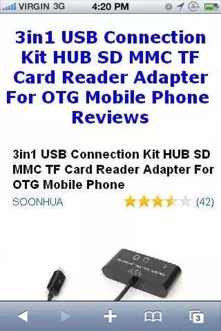 USB Connection Kit Revie...截图1