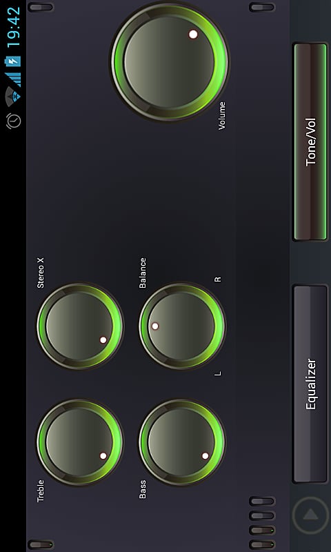 Poweramp Free Green Skin...截图3